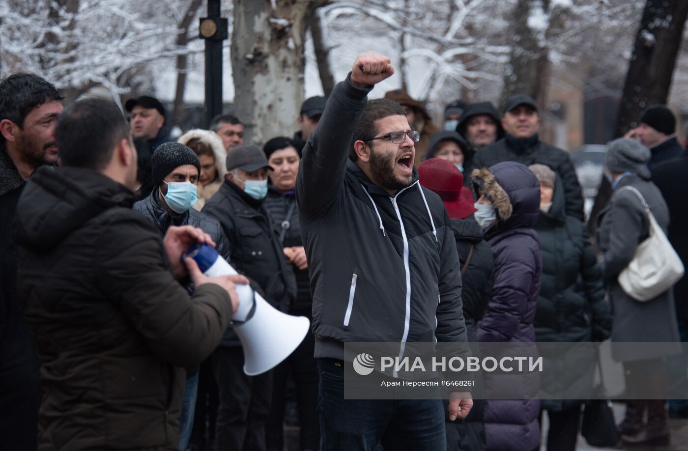 Акция протеста оппозиции в Ереване