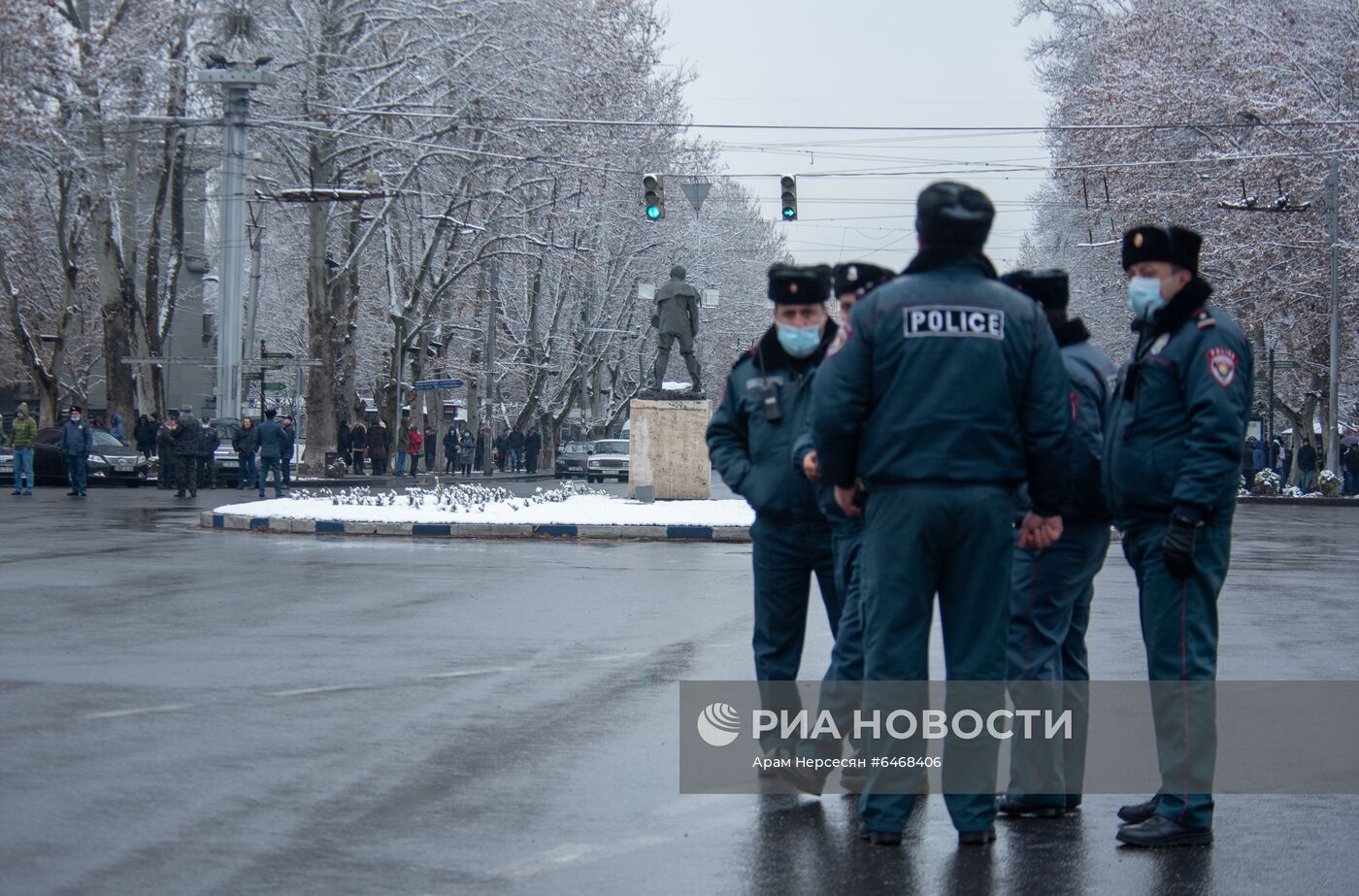 Акция протеста оппозиции в Ереване