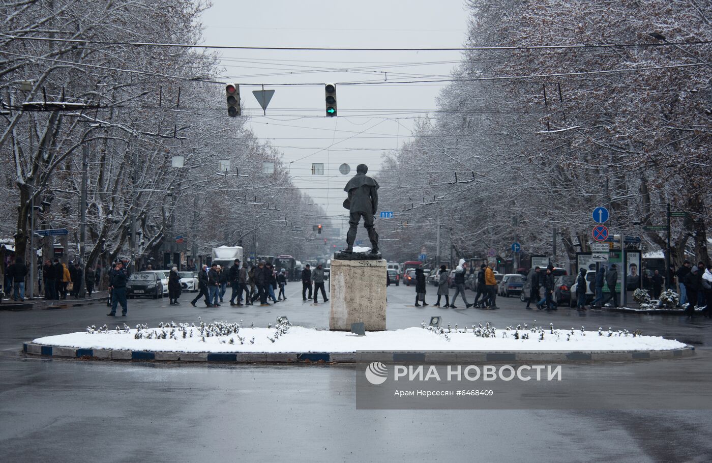 Акция протеста оппозиции в Ереване