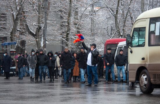 Акция протеста оппозиции в Ереване