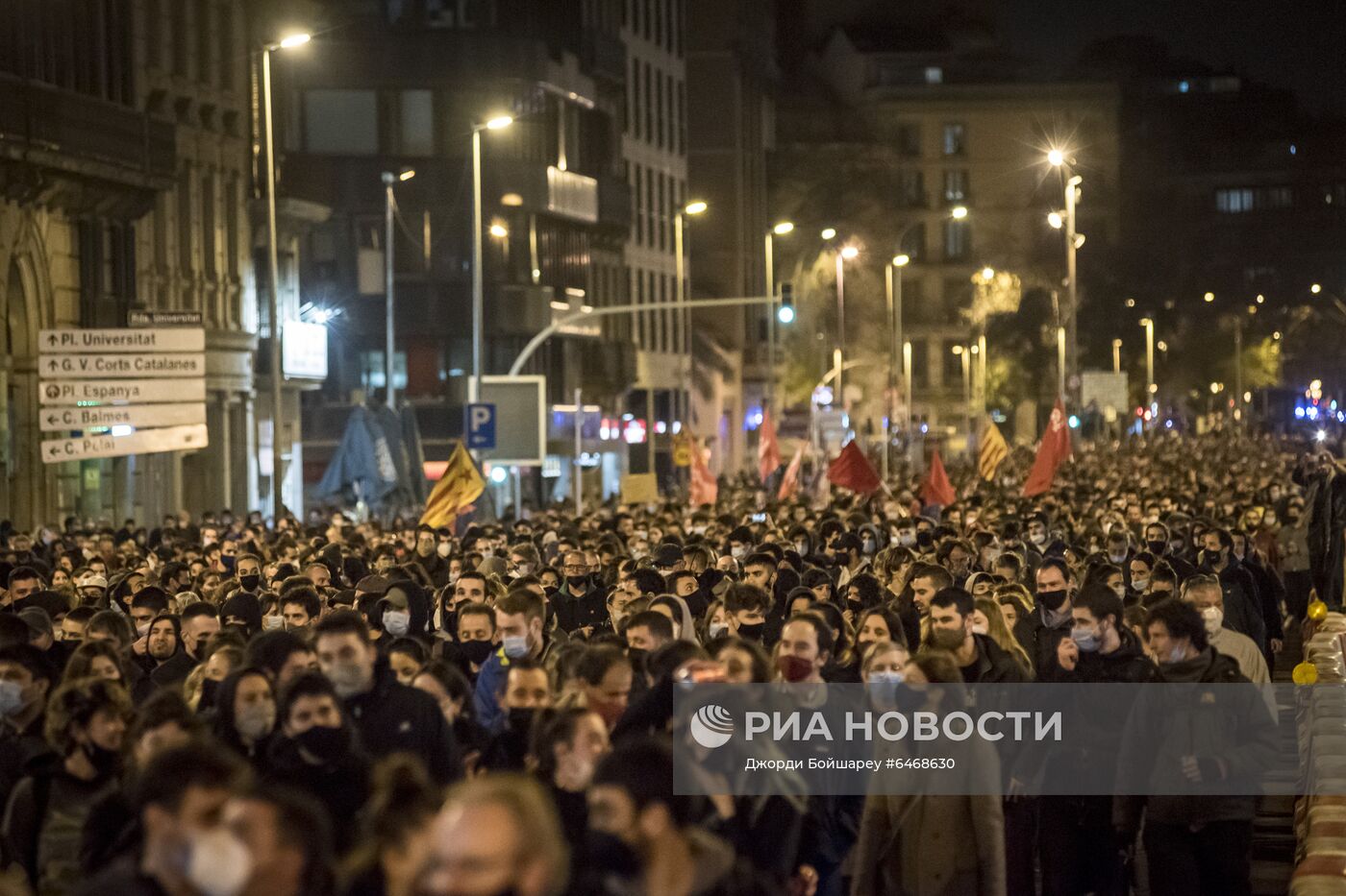 Акции протеста в Испании