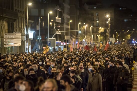 Акции протеста в Испании