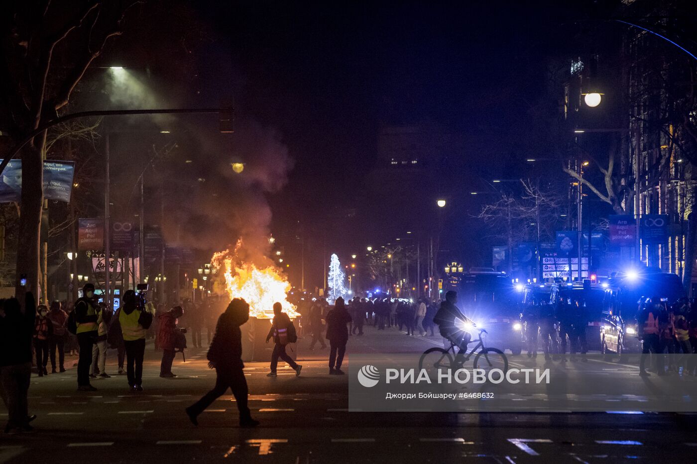 Акции протеста в Испании