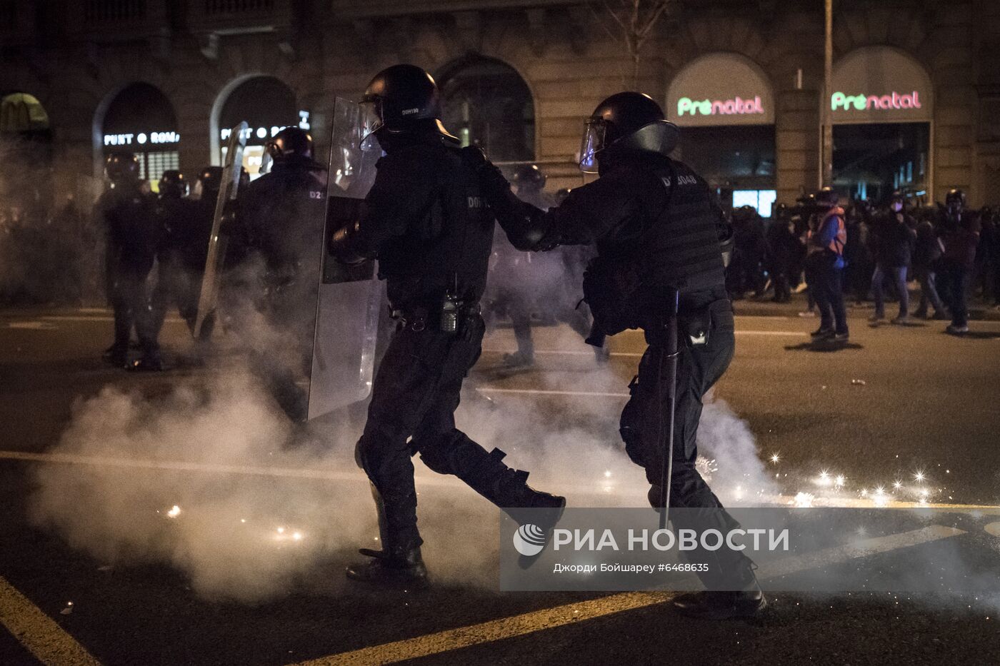 Акции протеста в Испании