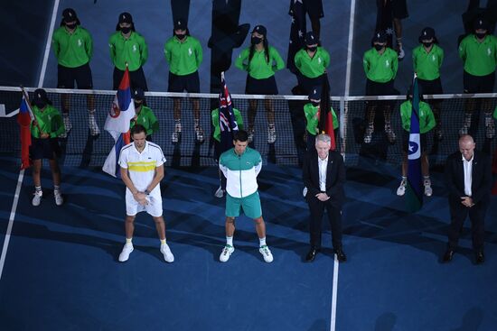 Теннис. Открытый чемпионат Австралии - 2021. Матч Н. Джокович - Д. Медведев 