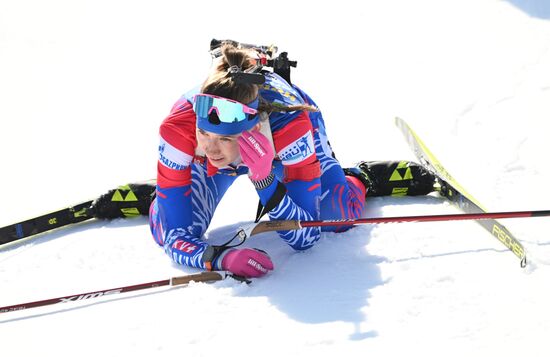 Биатлон. Чемпионат мира. Женщины. Масс-старт