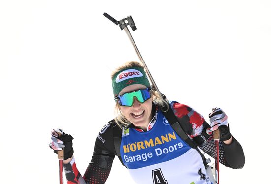 Биатлон. Чемпионат мира. Женщины. Масс-старт