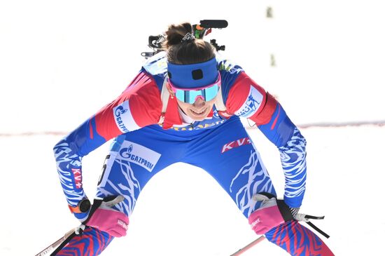 Биатлон. Чемпионат мира. Женщины. Масс-старт