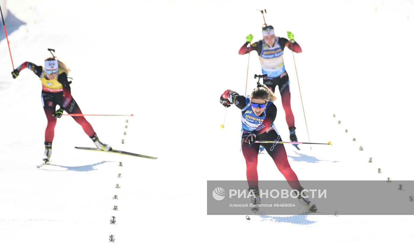 Биатлон. Чемпионат мира. Женщины. Масс-старт