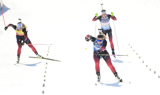 Биатлон. Чемпионат мира. Женщины. Масс-старт