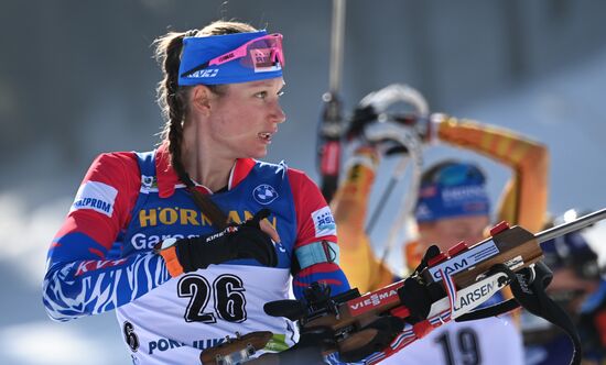 Биатлон. Чемпионат мира. Женщины. Масс-старт