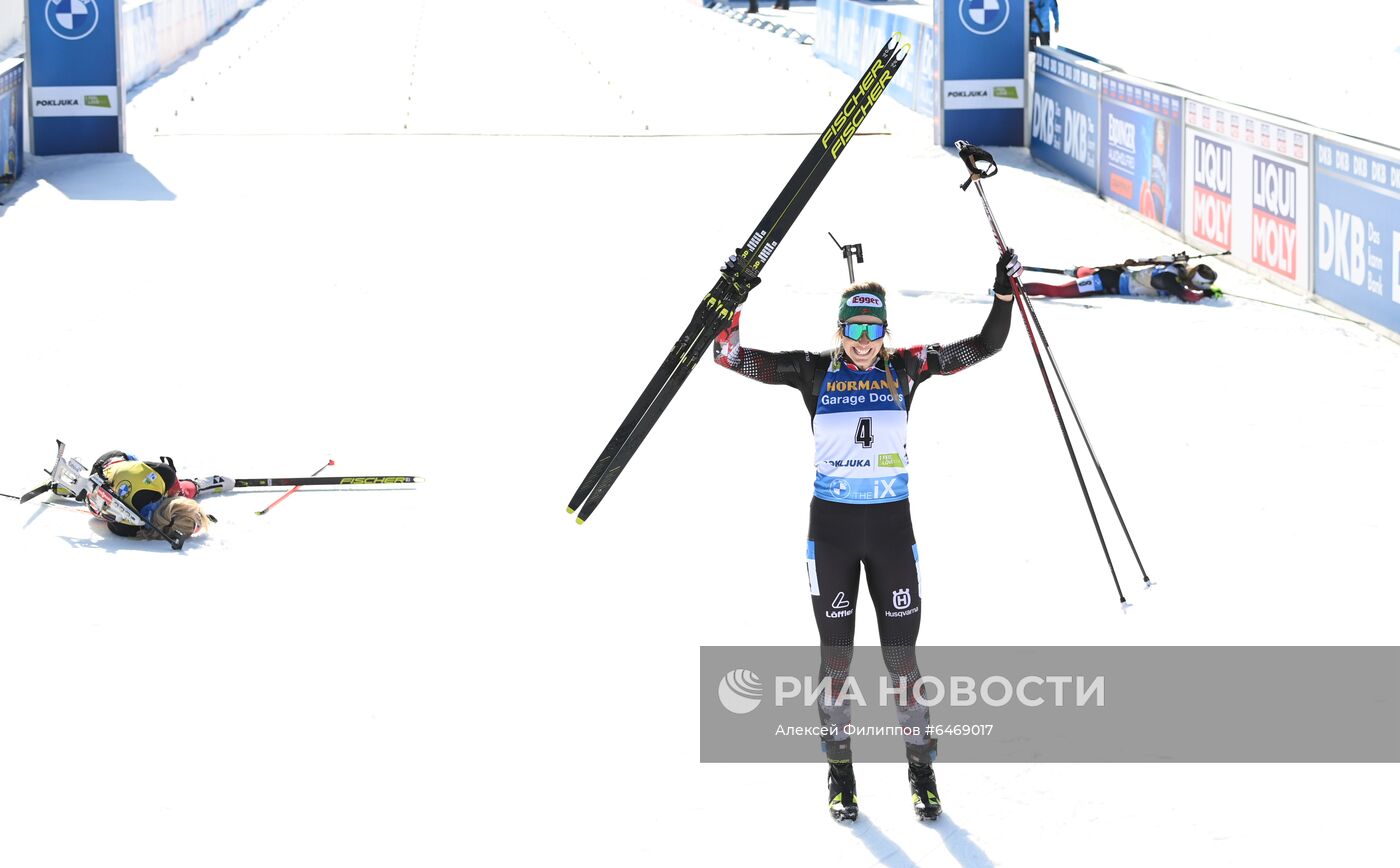 Биатлон. Чемпионат мира. Женщины. Масс-старт