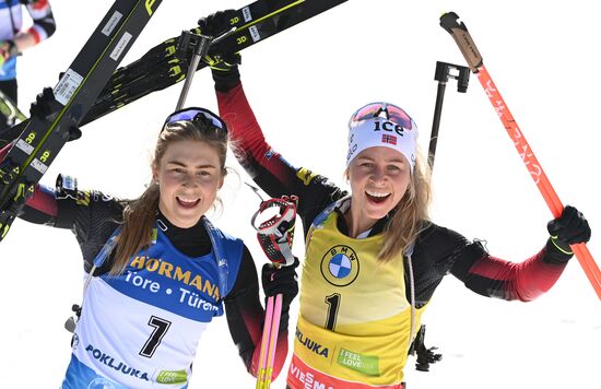 Биатлон. Чемпионат мира. Женщины. Масс-старт