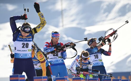 Биатлон. Чемпионат мира. Женщины. Масс-старт