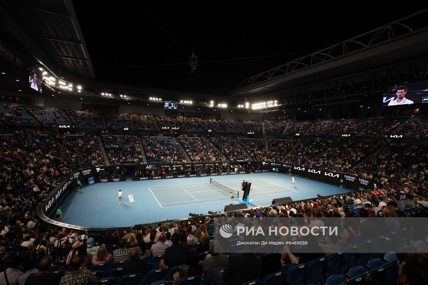 Теннис. Открытый чемпионат Австралии - 2021. Матч Н. Джокович - Д. Медведев 
