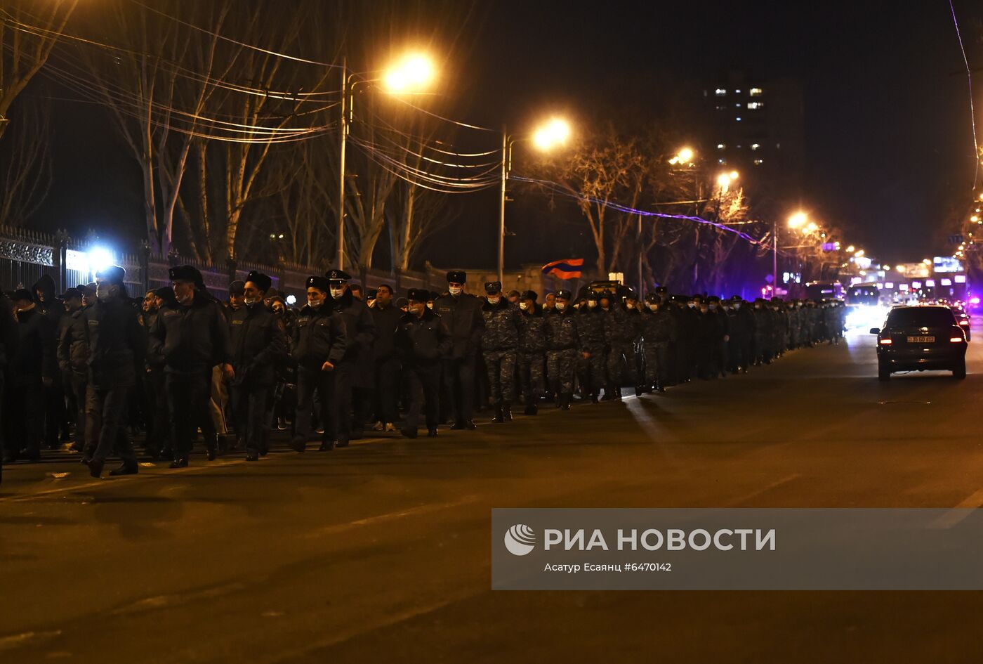 Акция протеста против премьера Армении Н. Пашиняна