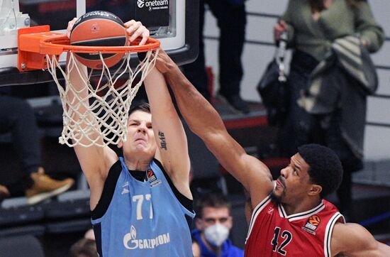 Баскетбол. Евролига. Матч "Зенит" - "Олимпия"