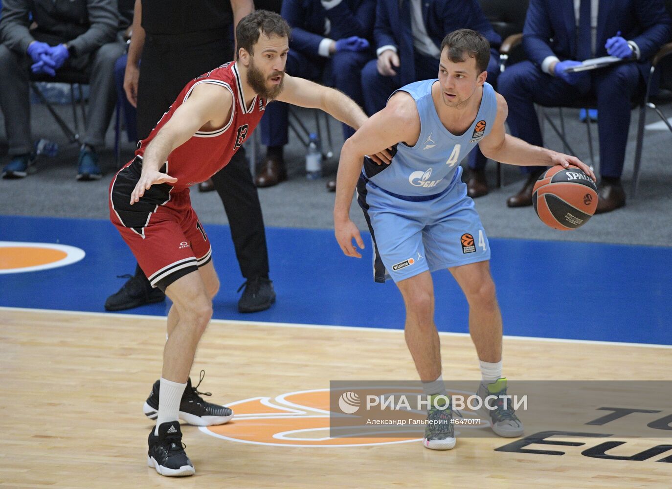 Баскетбол. Евролига. Матч "Зенит" - "Олимпия"