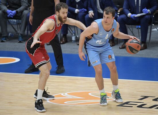 Баскетбол. Евролига. Матч "Зенит" - "Олимпия"