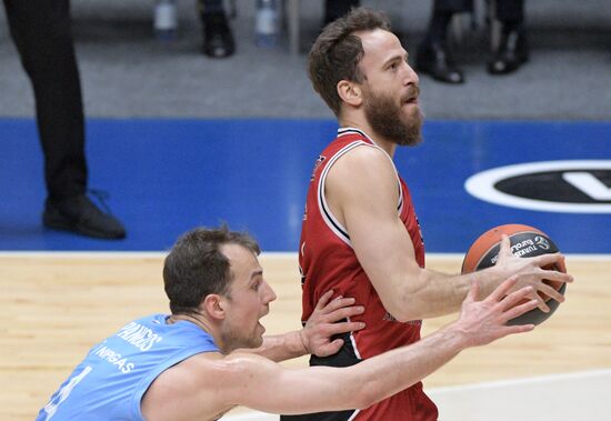 Баскетбол. Евролига. Матч "Зенит" - "Олимпия"