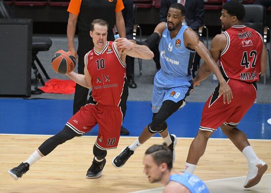 Баскетбол. Евролига. Матч "Зенит" - "Олимпия"