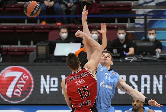 Баскетбол. Евролига. Матч "Зенит" - "Олимпия"