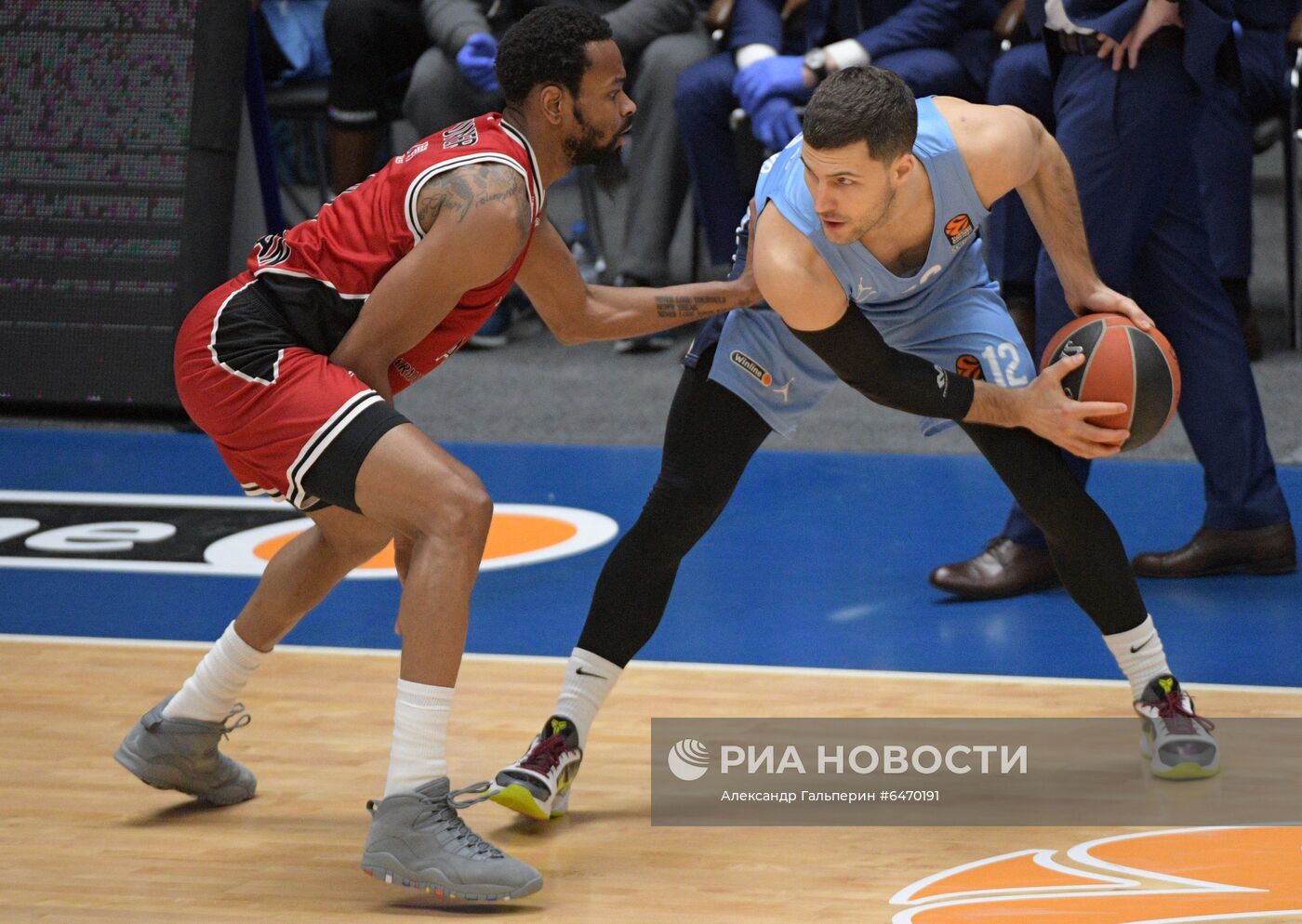 Баскетбол. Евролига. Матч "Зенит" - "Олимпия"