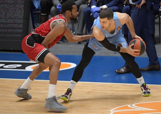 Баскетбол. Евролига. Матч "Зенит" - "Олимпия"