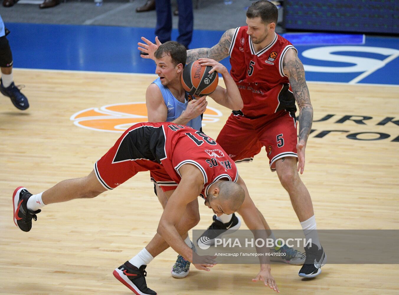 Баскетбол. Евролига. Матч "Зенит" - "Олимпия"