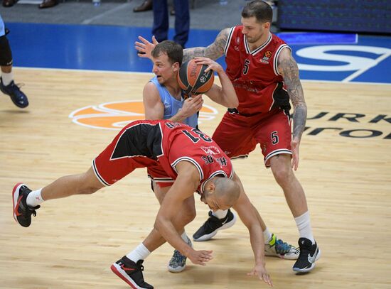 Баскетбол. Евролига. Матч "Зенит" - "Олимпия"