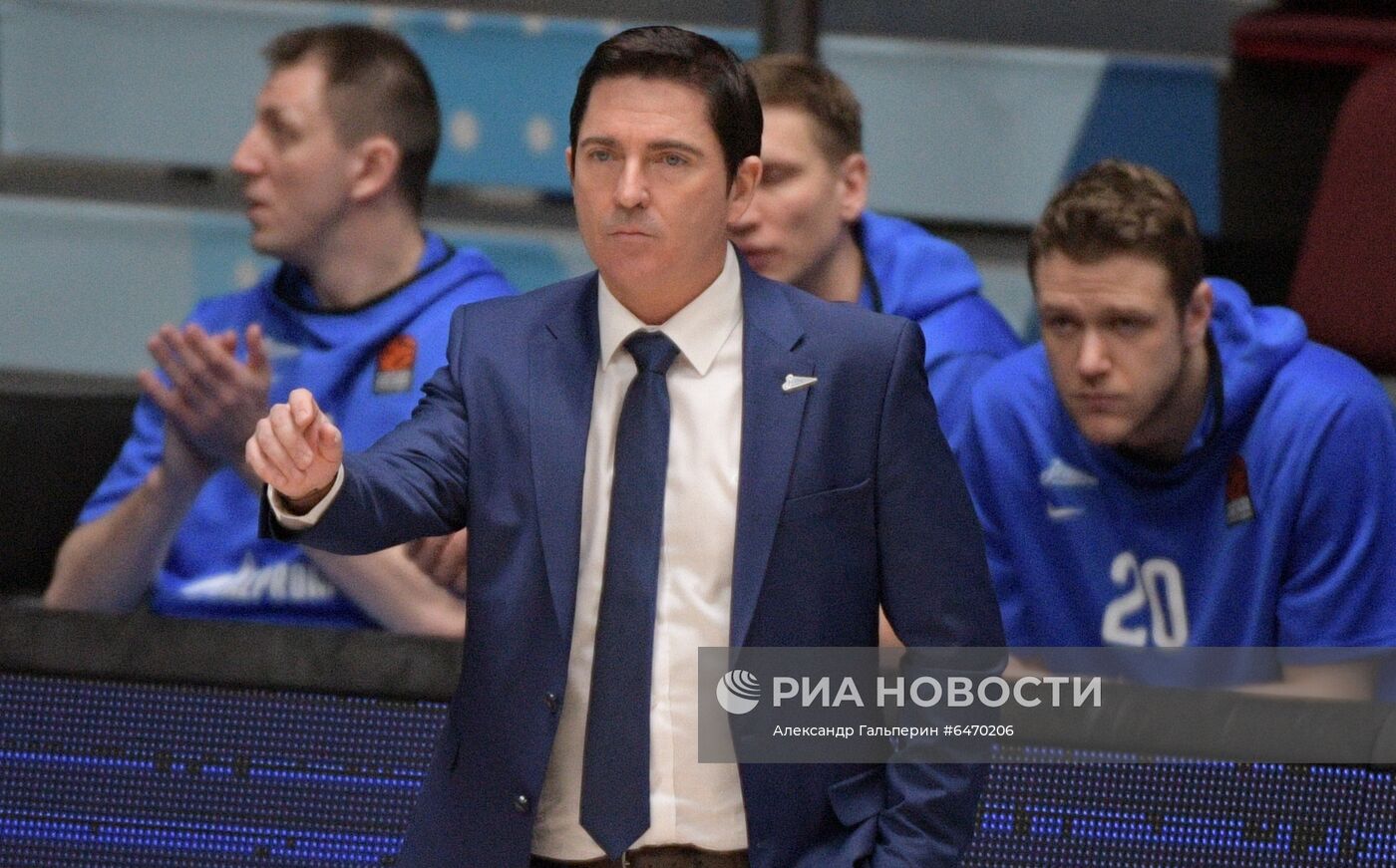 Баскетбол. Евролига. Матч "Зенит" - "Олимпия"