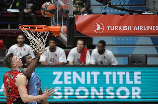 Баскетбол. Евролига. Матч "Зенит" - "Олимпия"