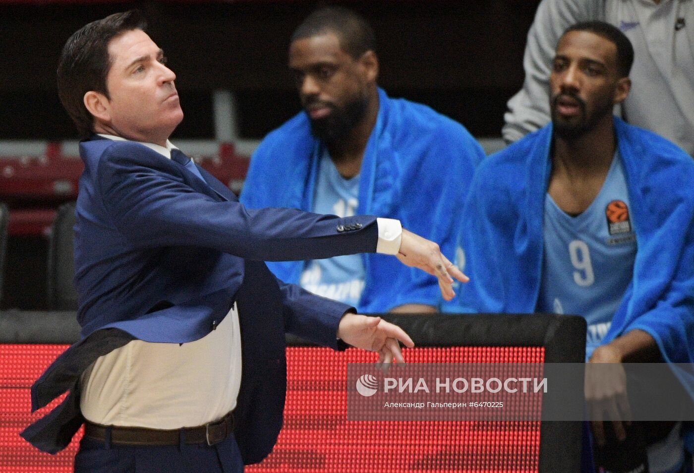 Баскетбол. Евролига. Матч "Зенит" - "Олимпия"