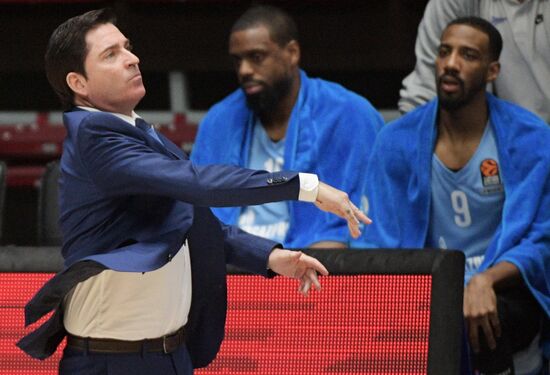 Баскетбол. Евролига. Матч "Зенит" - "Олимпия"