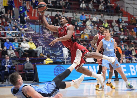 Баскетбол. Евролига. Матч "Зенит" - "Олимпия"