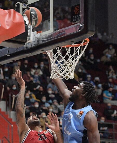 Баскетбол. Евролига. Матч "Зенит" - "Олимпия"