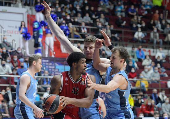 Баскетбол. Евролига. Матч "Зенит" - "Олимпия"