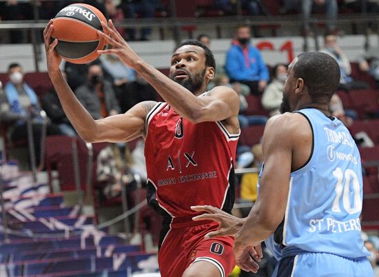 Баскетбол. Евролига. Матч "Зенит" - "Олимпия"