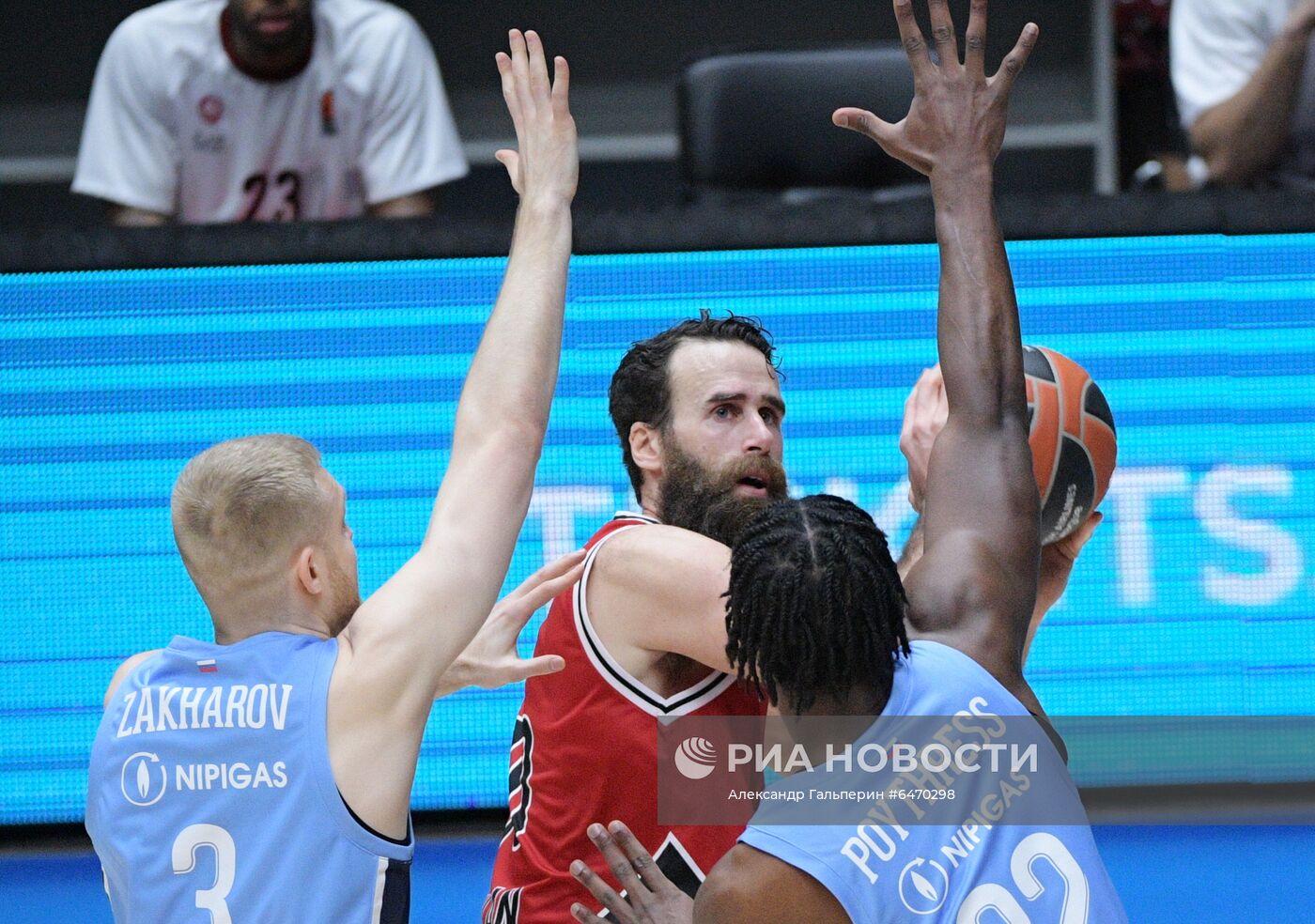 Баскетбол. Евролига. Матч "Зенит" - "Олимпия"