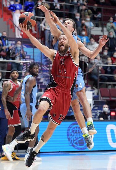 Баскетбол. Евролига. Матч "Зенит" - "Олимпия"