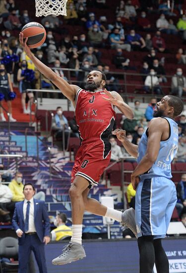 Баскетбол. Евролига. Матч "Зенит" - "Олимпия"