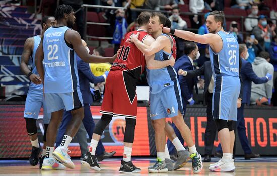 Баскетбол. Евролига. Матч "Зенит" - "Олимпия"