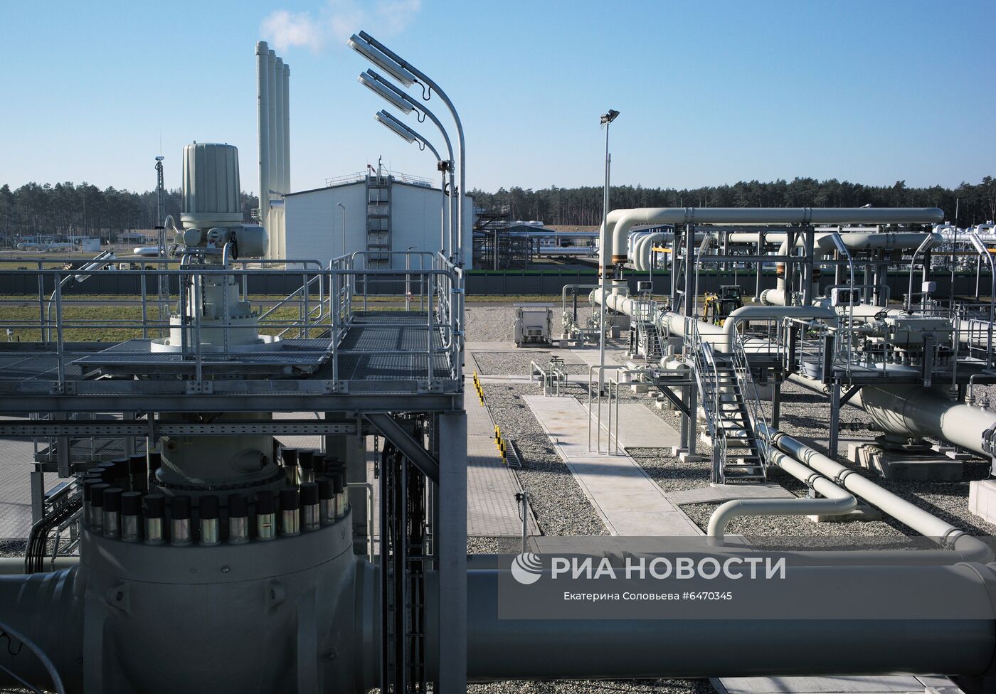Береговые объекты газопровода "Северный поток - 2" в городе Любмин в Германии. Место: Германия, Любмин. Автор: Екатерина Соловьева/РИА Новости. Строительство газопровода "Северный поток-2" в Германии