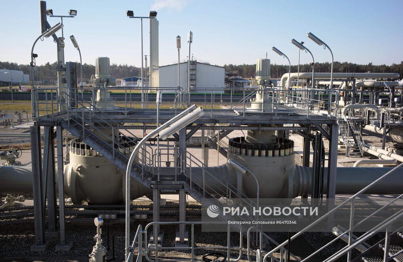 Береговые объекты газопровода "Северный поток - 2" в городе Любмин в Германии. Место: Германия, Любмин. Автор: Екатерина Соловьева/РИА Новости. Строительство газопровода "Северный поток-2" в Германии