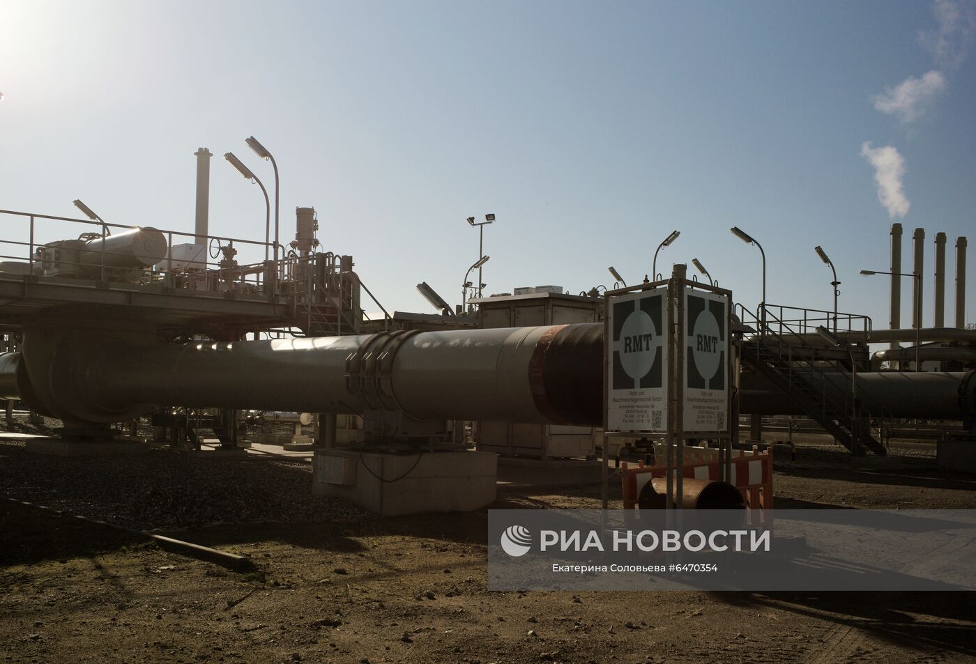 Береговые объекты газопровода "Северный поток - 2" в городе Любмин в Германии. Место: Германия, Любмин. Автор: Екатерина Соловьева/РИА Новости. Строительство газопровода "Северный поток-2" в Германии