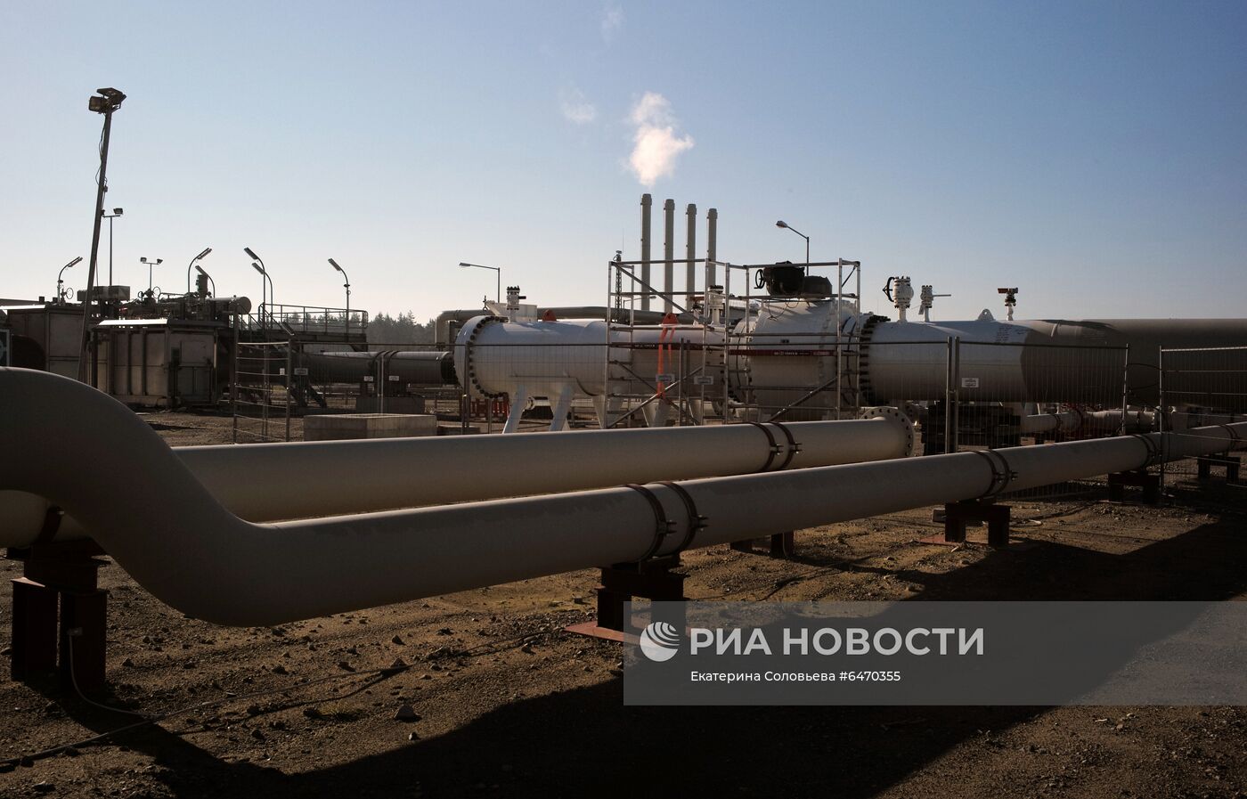 Строительство газопровода "Северный поток-2" в Германии