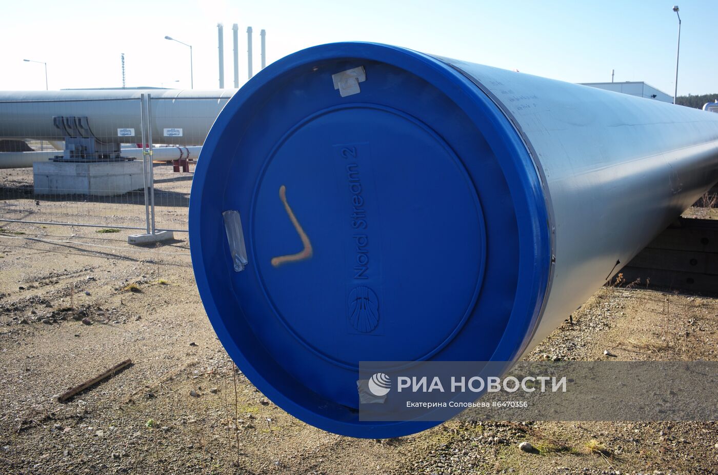 Береговые объекты газопровода "Северный поток - 2" в городе Любмин в Германии. Место: Германия, Любмин. Автор: Екатерина Соловьева/РИА Новости. Строительство газопровода "Северный поток-2" в Германии