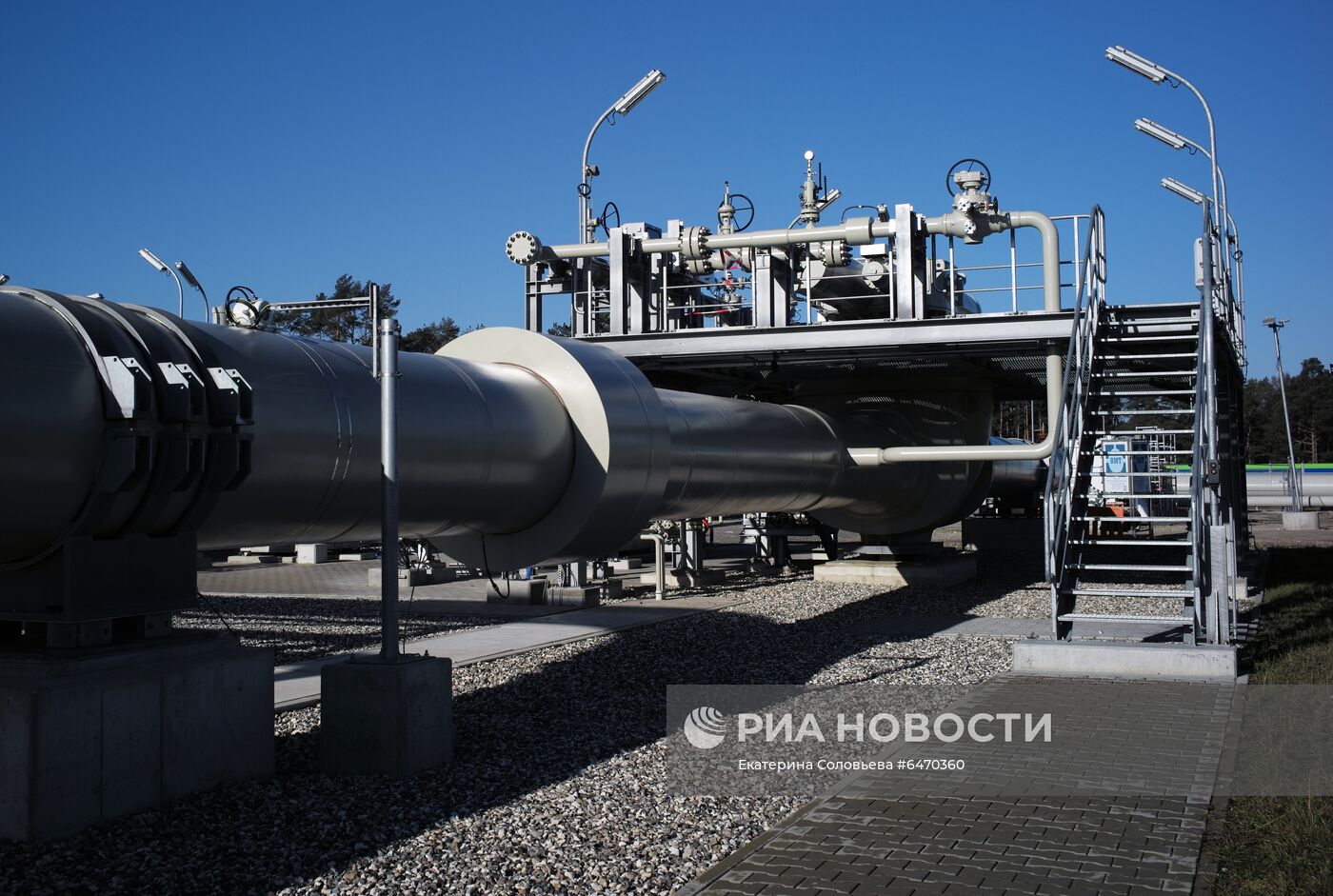 Строительство газопровода "Северный поток-2" в Германии