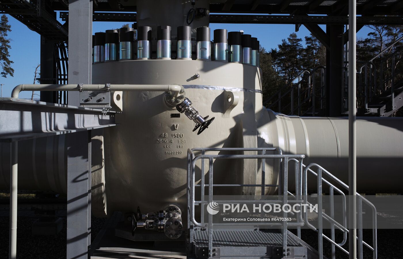 Строительство газопровода "Северный поток-2" в Германии
