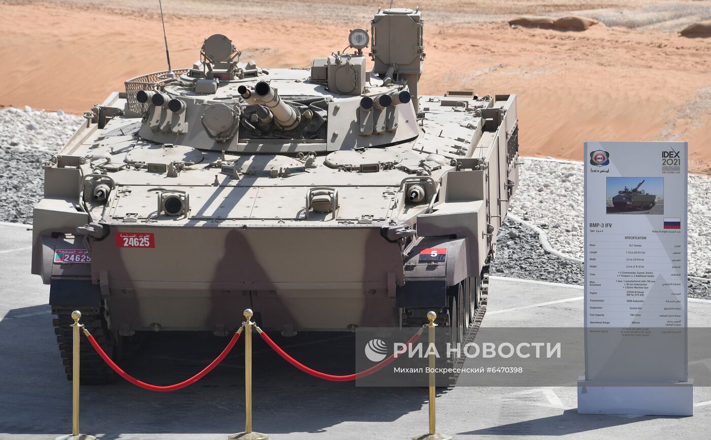 Выставка оборонной промышленности IDEX-2021 в Абу-Даби